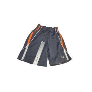 PUMA Sports Lifestyle Kids Embroidered Logo Elastic Waist Athletic Short Size 3T